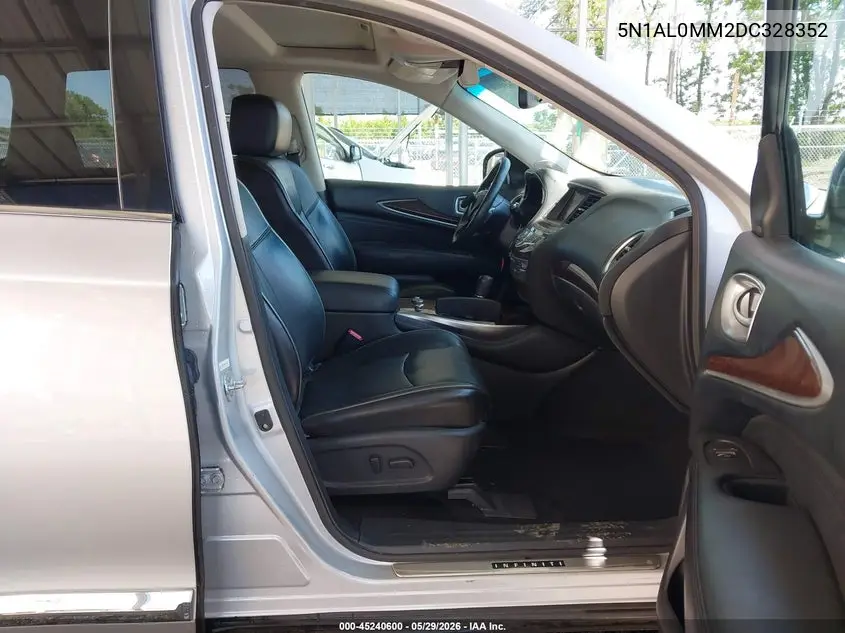 2013 Infiniti Jx35 VIN: 5N1AL0MM2DC328352 Lot: 45240600