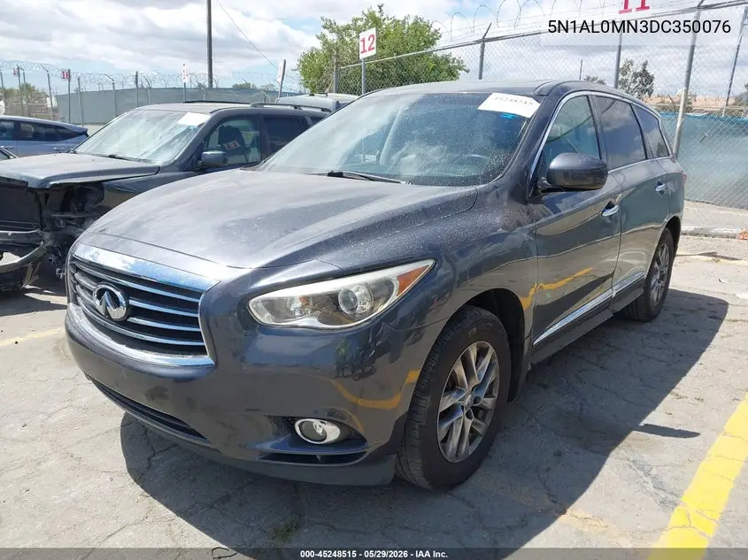 2013 Infiniti Jx35 VIN: 5N1AL0MN3DC350076 Lot: 45248515