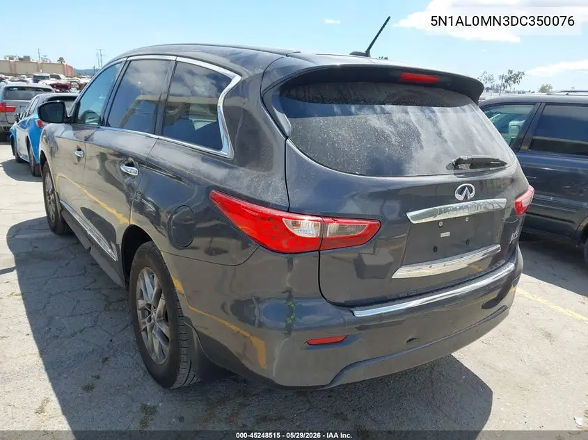 2013 Infiniti Jx35 VIN: 5N1AL0MN3DC350076 Lot: 45248515