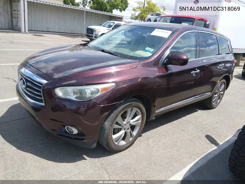 2013 Infiniti Jx35 VIN: 5N1AL0MM1DC318069 Lot: 45249308