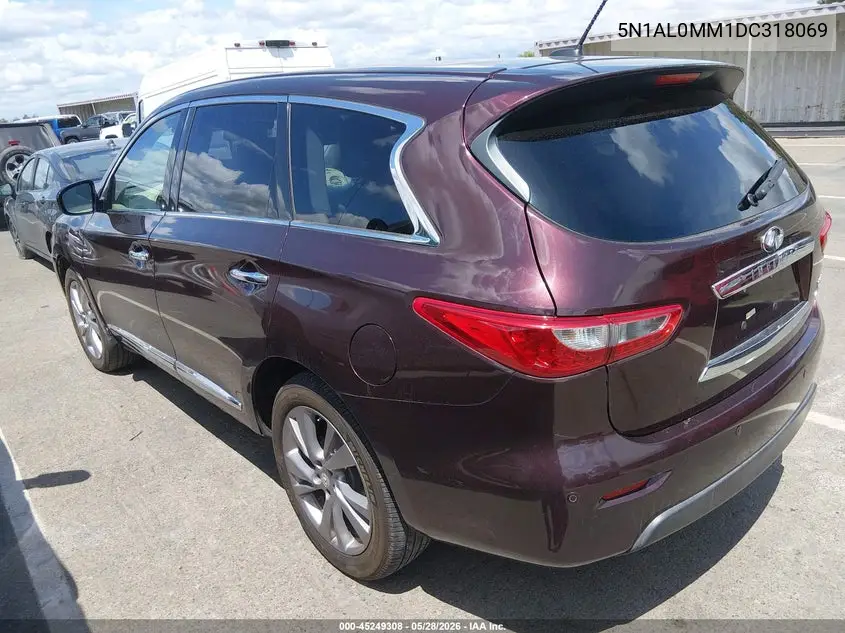 2013 Infiniti Jx35 VIN: 5N1AL0MM1DC318069 Lot: 45249308