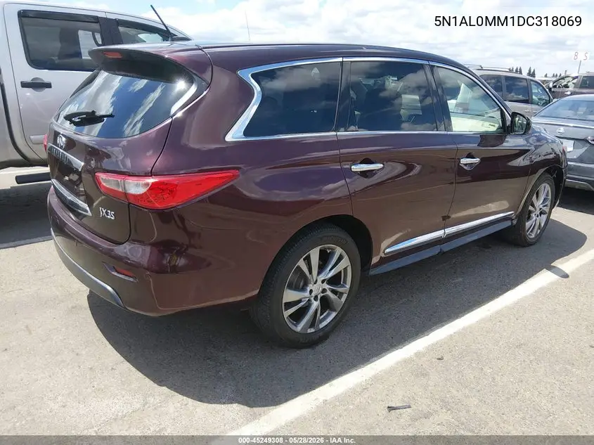 2013 Infiniti Jx35 VIN: 5N1AL0MM1DC318069 Lot: 45249308