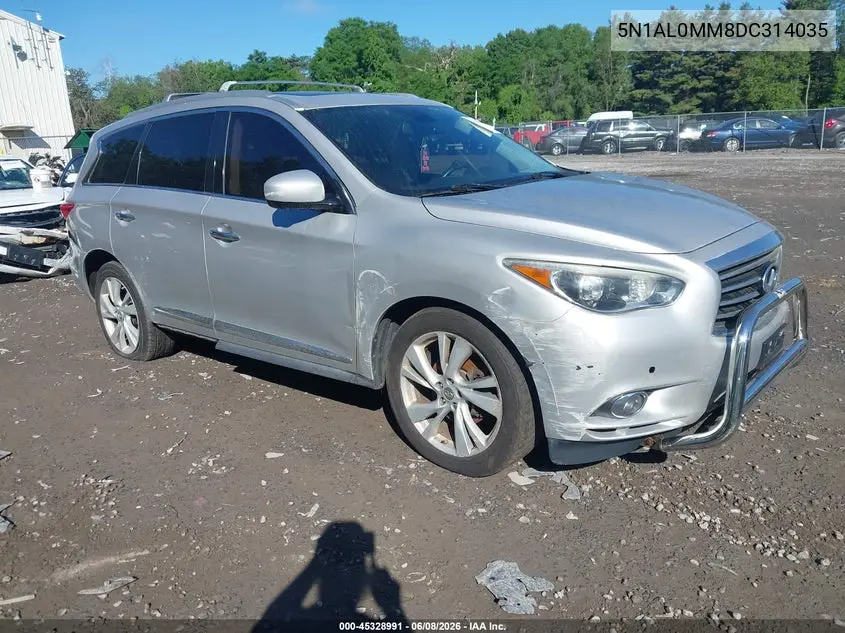 2013 Infiniti Jx35 VIN: 5N1AL0MM8DC314035 Lot: 45328991