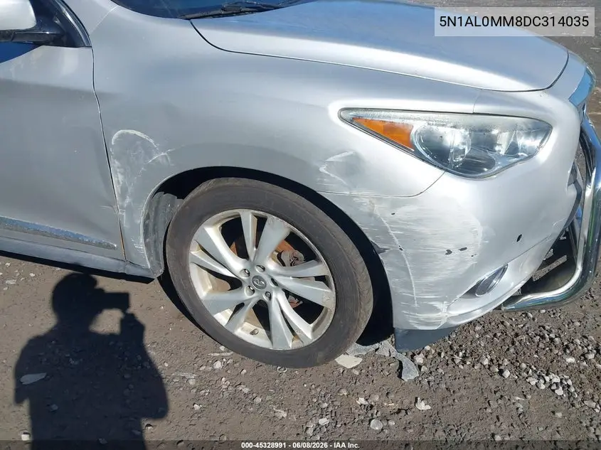 2013 Infiniti Jx35 VIN: 5N1AL0MM8DC314035 Lot: 45328991