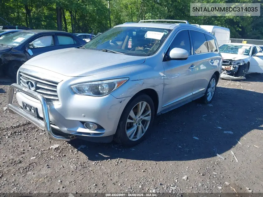 2013 Infiniti Jx35 VIN: 5N1AL0MM8DC314035 Lot: 45328991