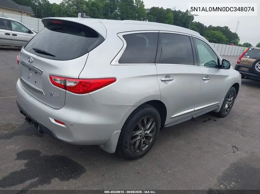 2013 Infiniti Jx35 VIN: 5N1AL0MN0DC348074 Lot: 45329818