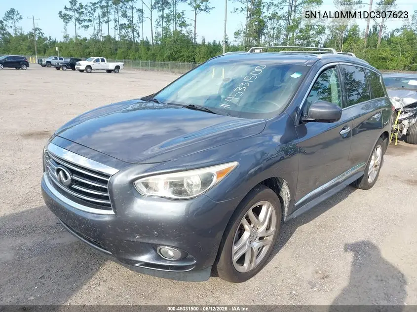 2013 Infiniti Jx35 VIN: 5N1AL0MM1DC307623 Lot: 45331500
