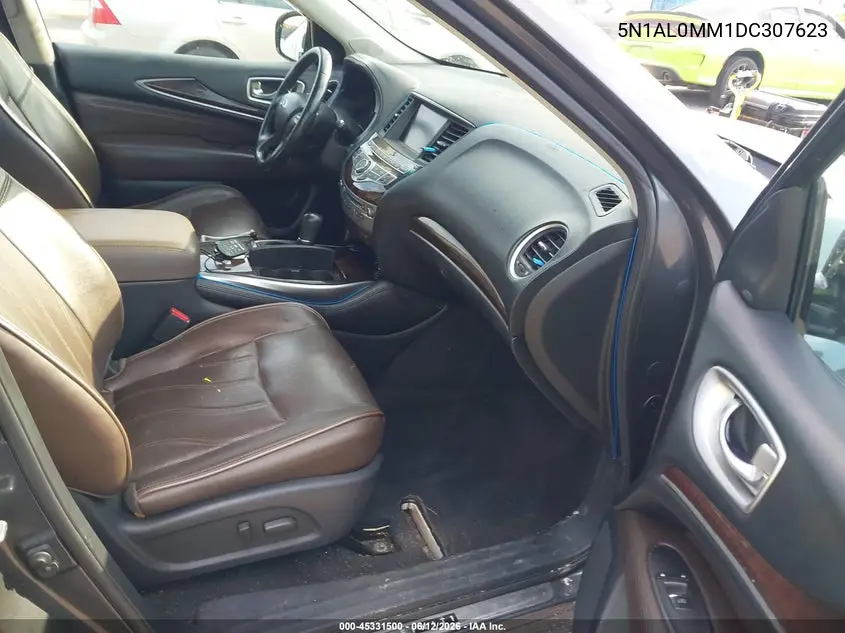 2013 Infiniti Jx35 VIN: 5N1AL0MM1DC307623 Lot: 45331500