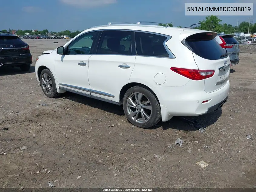 2013 Infiniti Jx35 VIN: 5N1AL0MM8DC338819 Lot: 45353205