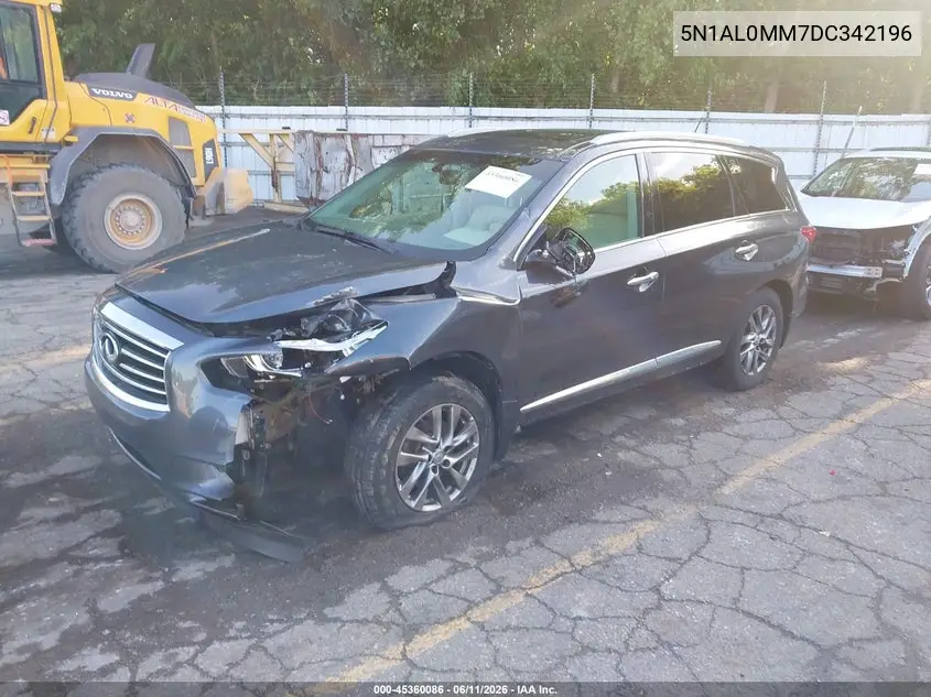 2013 Infiniti Jx35 VIN: 5N1AL0MM7DC342196 Lot: 45360086