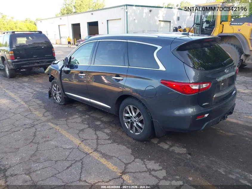 2013 Infiniti Jx35 VIN: 5N1AL0MM7DC342196 Lot: 45360086
