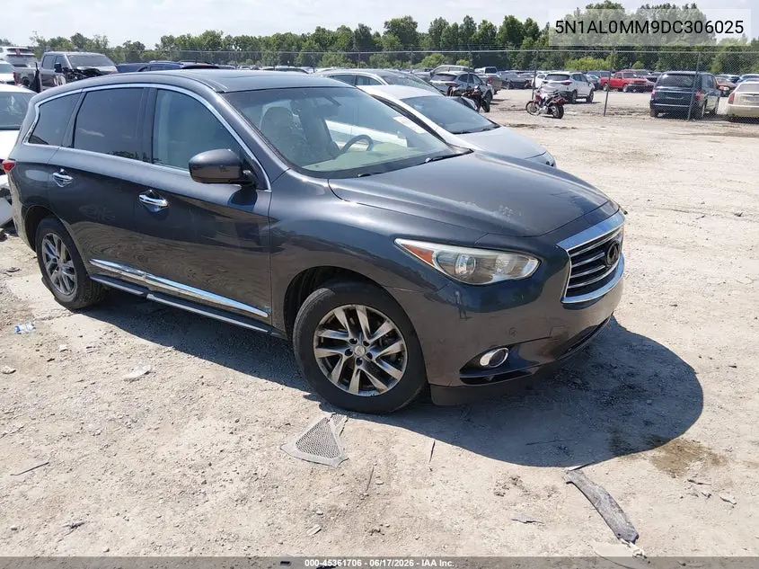 2013 Infiniti Jx35 VIN: 5N1AL0MM9DC306025 Lot: 45361706
