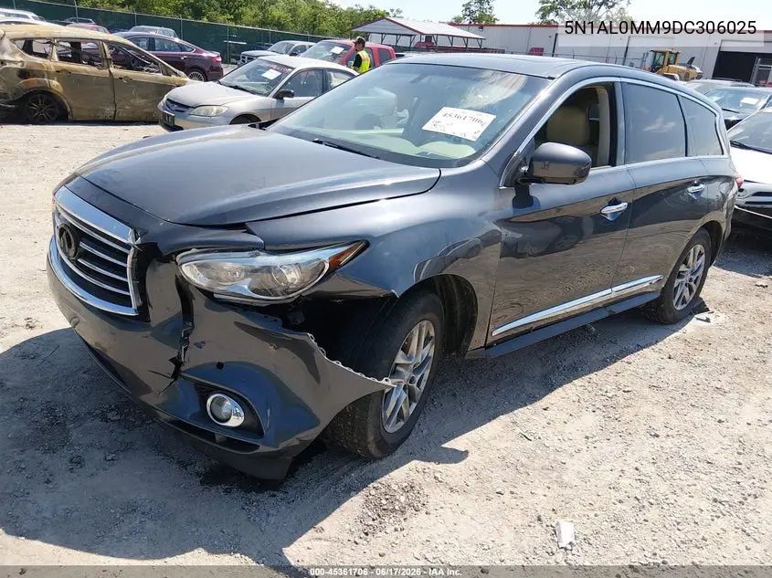 2013 Infiniti Jx35 VIN: 5N1AL0MM9DC306025 Lot: 45361706