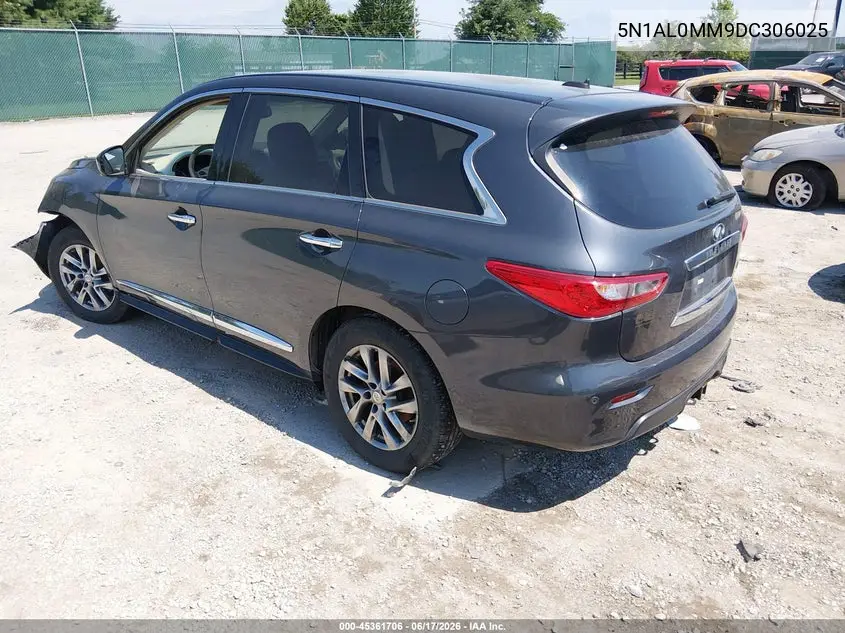 2013 Infiniti Jx35 VIN: 5N1AL0MM9DC306025 Lot: 45361706