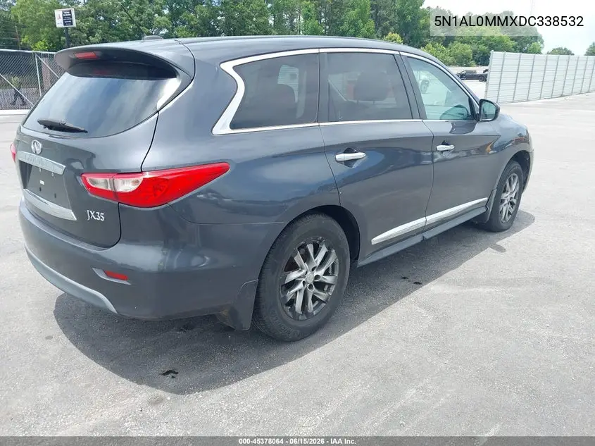 2013 Infiniti Jx35 VIN: 5N1AL0MMXDC338532 Lot: 45378064
