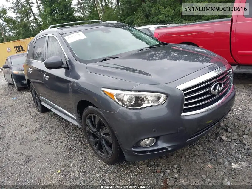 2013 Infiniti Jx35 VIN: 5N1AL0MM9DC308616 Lot: 45403710