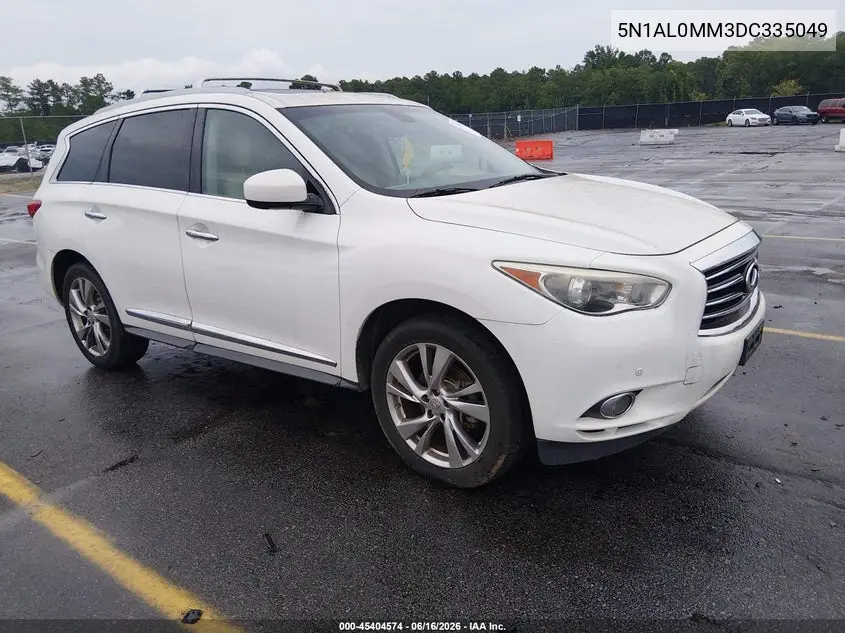 2013 Infiniti Jx35 VIN: 5N1AL0MM3DC335049 Lot: 45404574