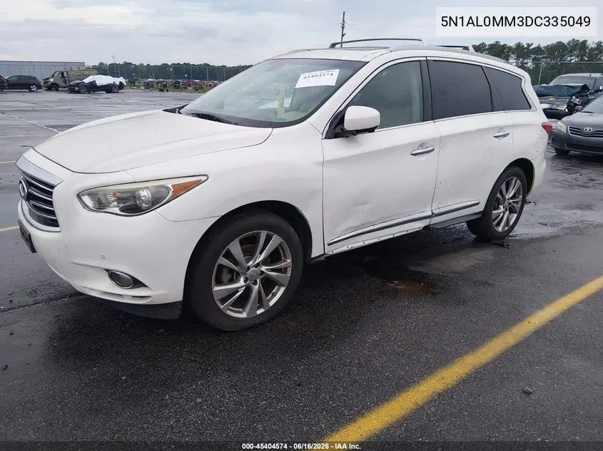 2013 Infiniti Jx35 VIN: 5N1AL0MM3DC335049 Lot: 45404574