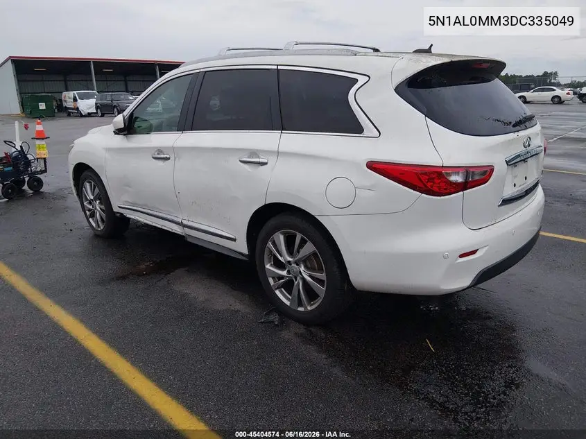 2013 Infiniti Jx35 VIN: 5N1AL0MM3DC335049 Lot: 45404574