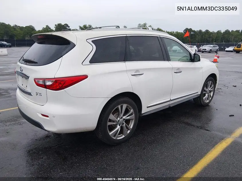 2013 Infiniti Jx35 VIN: 5N1AL0MM3DC335049 Lot: 45404574