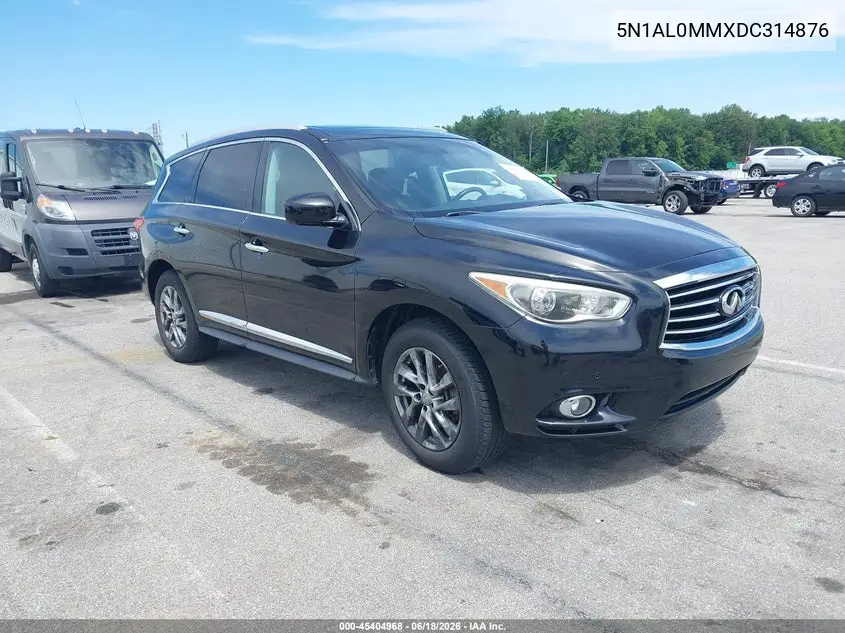 2013 Infiniti Jx35 VIN: 5N1AL0MMXDC314876 Lot: 45404968