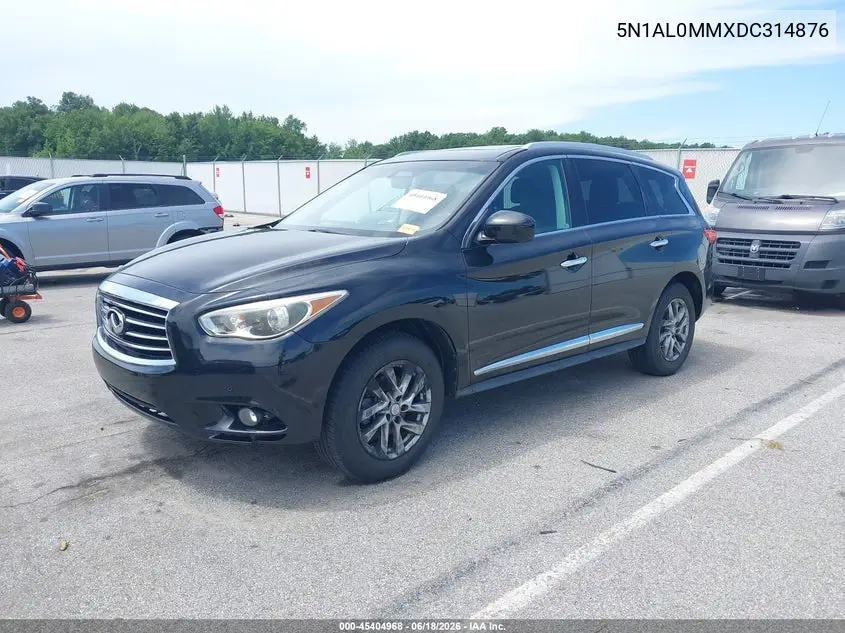 2013 Infiniti Jx35 VIN: 5N1AL0MMXDC314876 Lot: 45404968