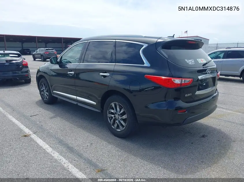 2013 Infiniti Jx35 VIN: 5N1AL0MMXDC314876 Lot: 45404968