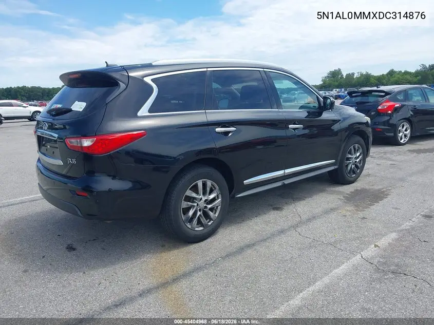 2013 Infiniti Jx35 VIN: 5N1AL0MMXDC314876 Lot: 45404968