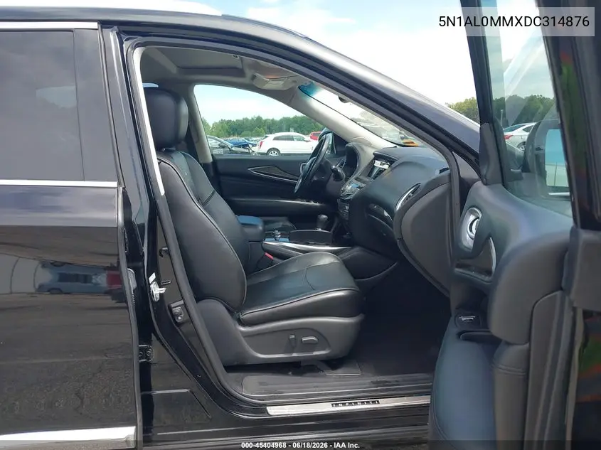 2013 Infiniti Jx35 VIN: 5N1AL0MMXDC314876 Lot: 45404968