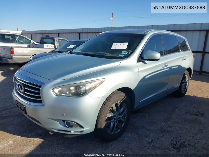 2013 Infiniti Jx35 VIN: 5N1AL0MMXDC337588 Lot: 45413724