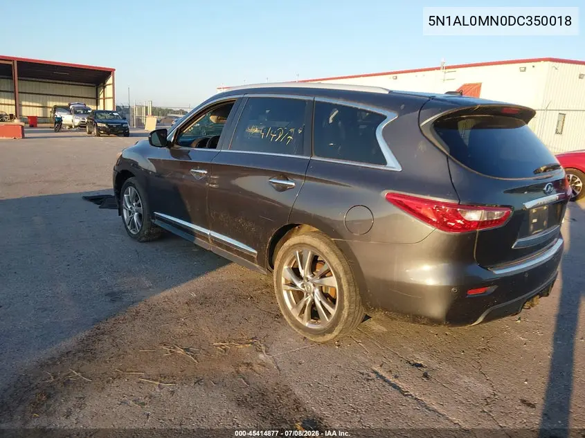 2013 Infiniti Jx35 VIN: 5N1AL0MN0DC350018 Lot: 45414877