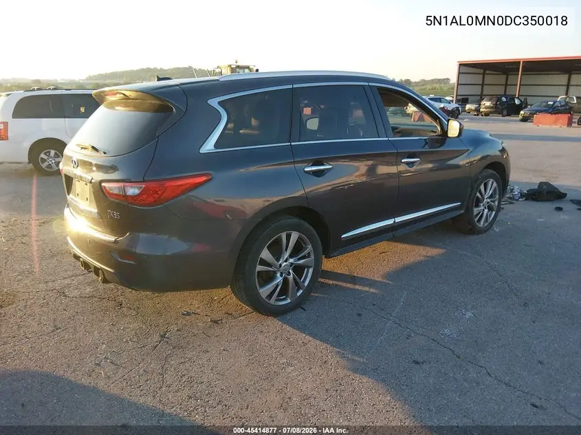 2013 Infiniti Jx35 VIN: 5N1AL0MN0DC350018 Lot: 45414877