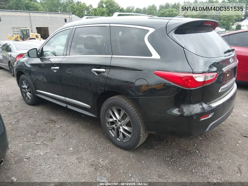 2013 Infiniti Jx35 VIN: 5N1AL0MM4DC351535 Lot: 45421197