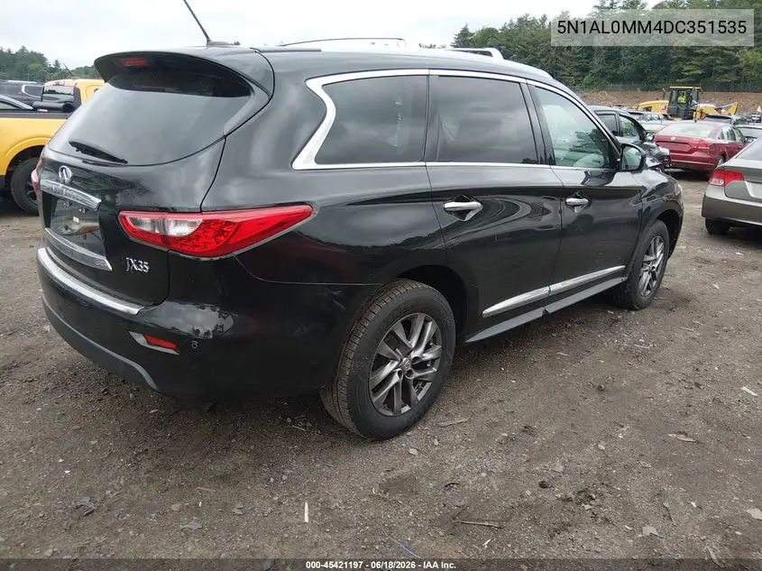 2013 Infiniti Jx35 VIN: 5N1AL0MM4DC351535 Lot: 45421197