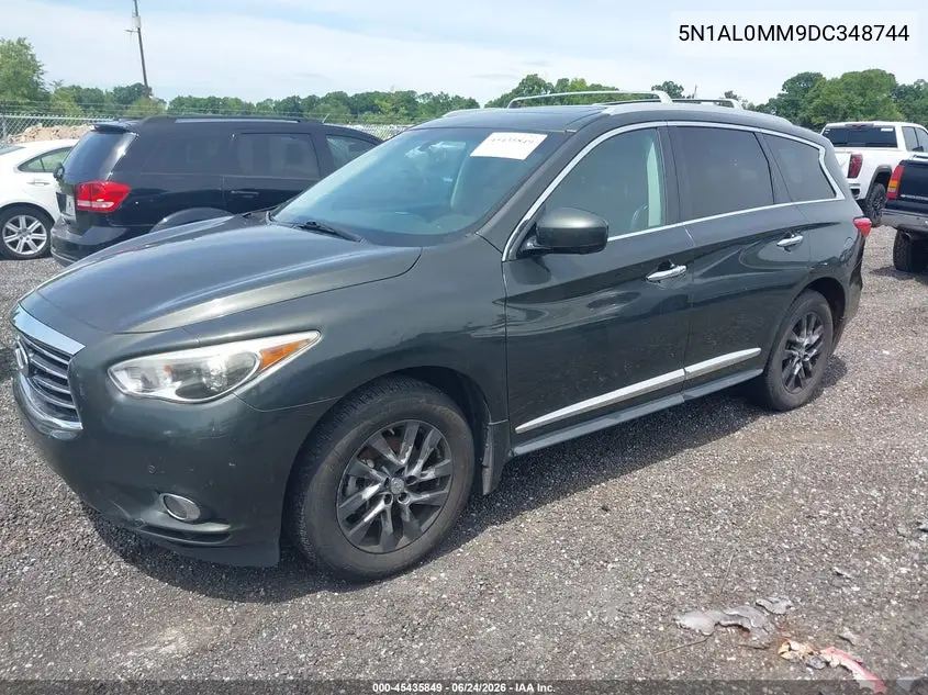 2013 Infiniti Jx35 VIN: 5N1AL0MM9DC348744 Lot: 45435849