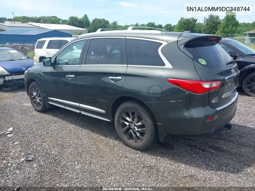 2013 Infiniti Jx35 VIN: 5N1AL0MM9DC348744 Lot: 45435849