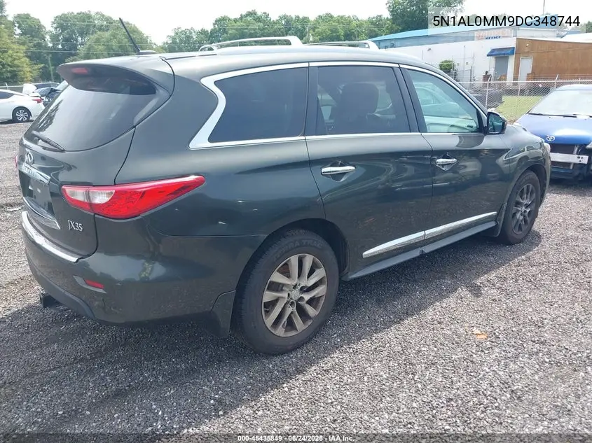 2013 Infiniti Jx35 VIN: 5N1AL0MM9DC348744 Lot: 45435849