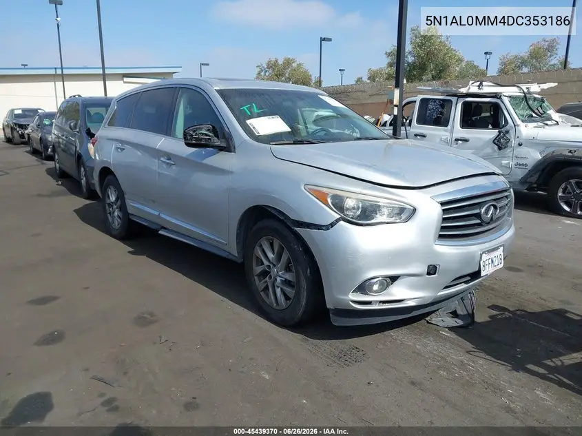 2013 Infiniti Jx35 VIN: 5N1AL0MM4DC353186 Lot: 45439370