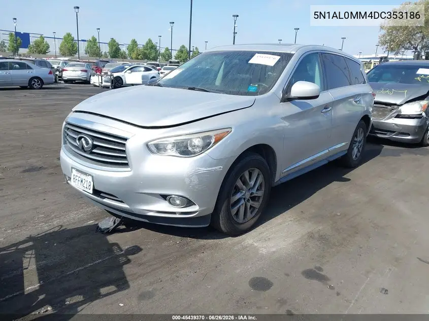 2013 Infiniti Jx35 VIN: 5N1AL0MM4DC353186 Lot: 45439370