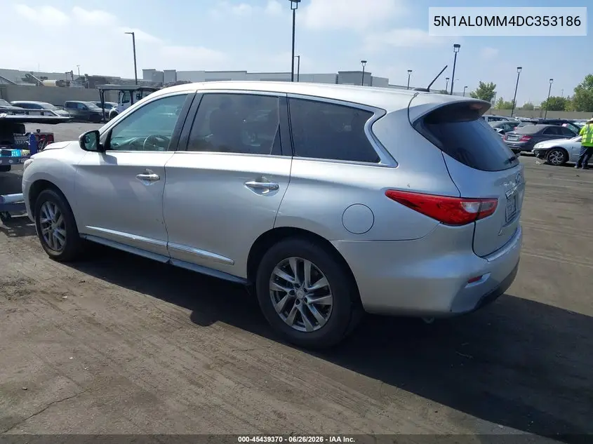 2013 Infiniti Jx35 VIN: 5N1AL0MM4DC353186 Lot: 45439370