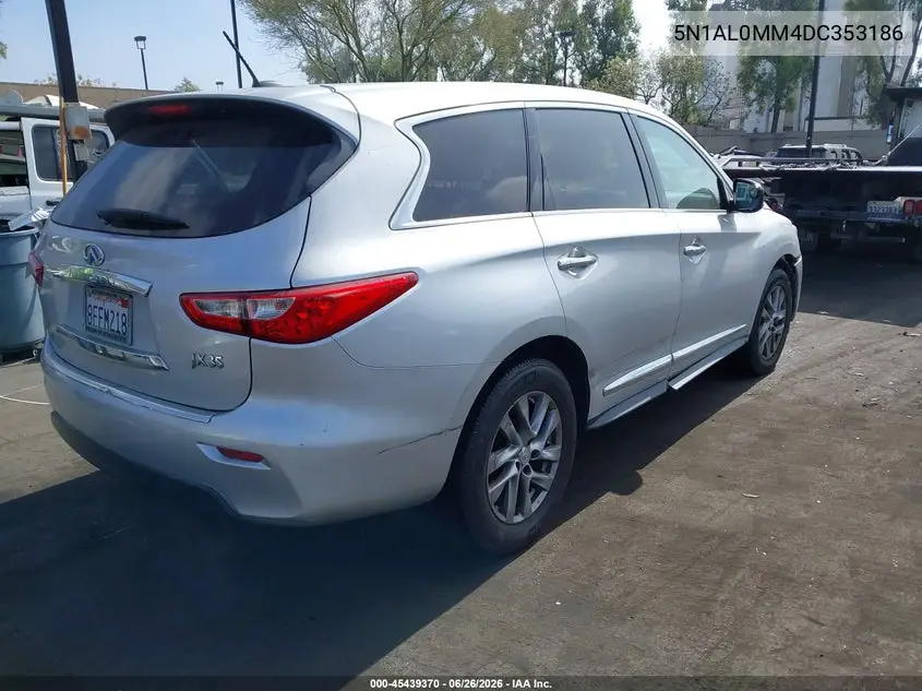 2013 Infiniti Jx35 VIN: 5N1AL0MM4DC353186 Lot: 45439370
