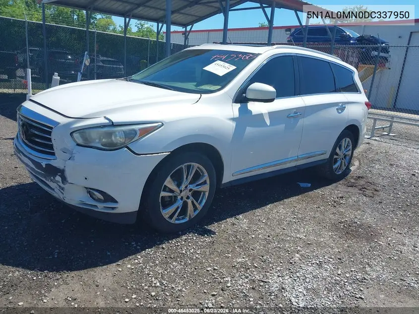 2013 Infiniti Jx35 VIN: 5N1AL0MN0DC337950 Lot: 45453025