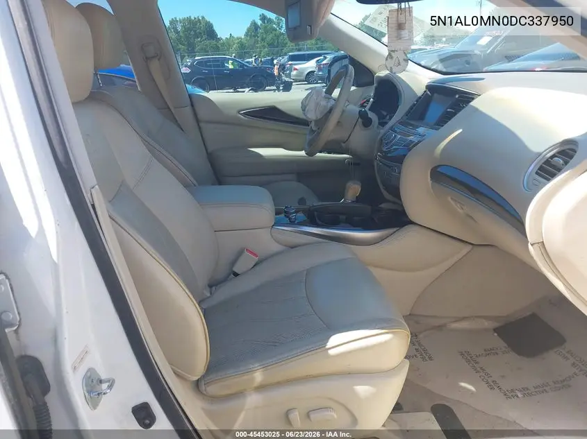 2013 Infiniti Jx35 VIN: 5N1AL0MN0DC337950 Lot: 45453025