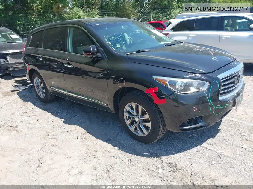 2013 Infiniti Jx35 VIN: 5N1AL0MM3DC332717 Lot: 45455131