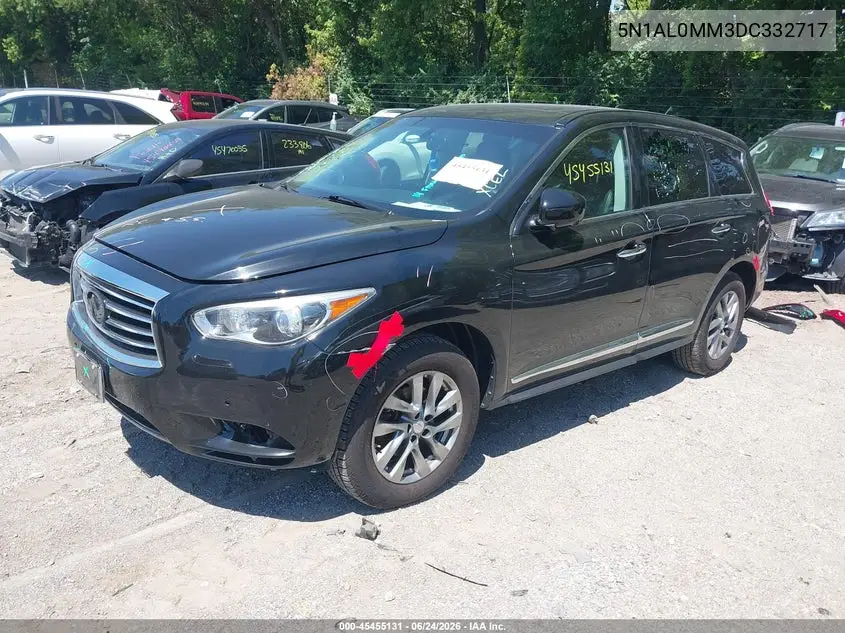2013 Infiniti Jx35 VIN: 5N1AL0MM3DC332717 Lot: 45455131