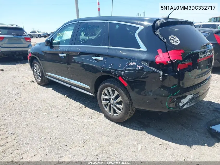 2013 Infiniti Jx35 VIN: 5N1AL0MM3DC332717 Lot: 45455131