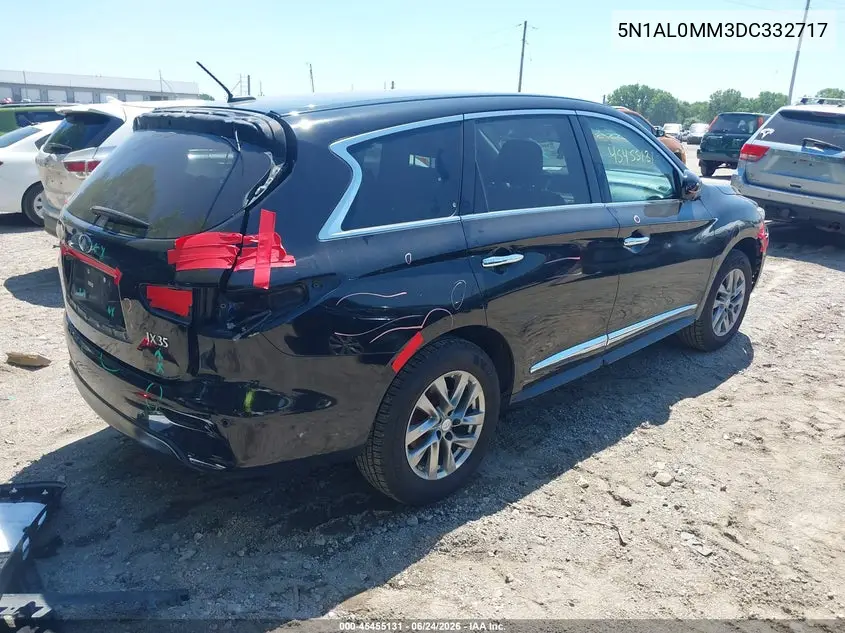 2013 Infiniti Jx35 VIN: 5N1AL0MM3DC332717 Lot: 45455131
