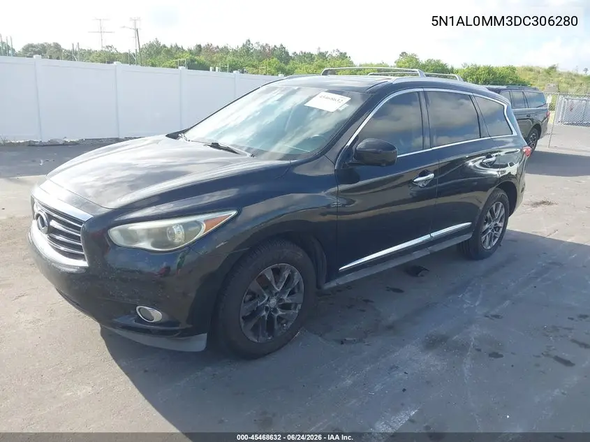 2013 Infiniti Jx35 VIN: 5N1AL0MM3DC306280 Lot: 45468632