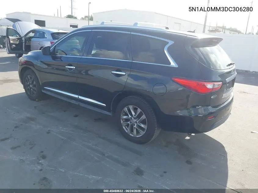 2013 Infiniti Jx35 VIN: 5N1AL0MM3DC306280 Lot: 45468632