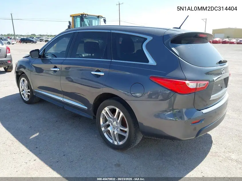2013 Infiniti Jx35 VIN: 5N1AL0MM2DC314404 Lot: 45470832